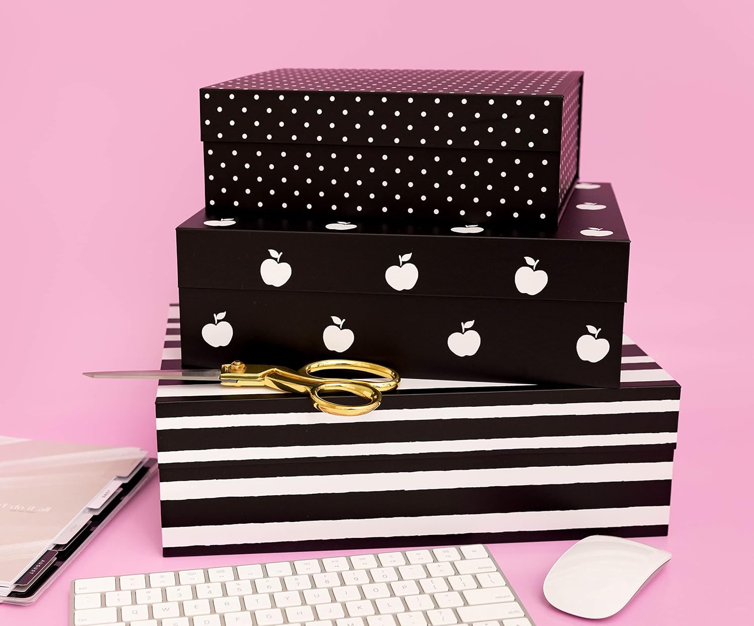 Kate Spade New York Lidded Storage Boxes 3 Pack