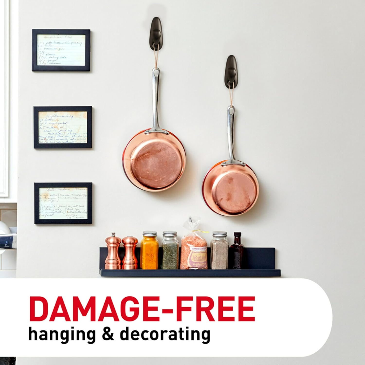 Command Medium Oil Rubbed Bronze Wall Hooks 2-Pack