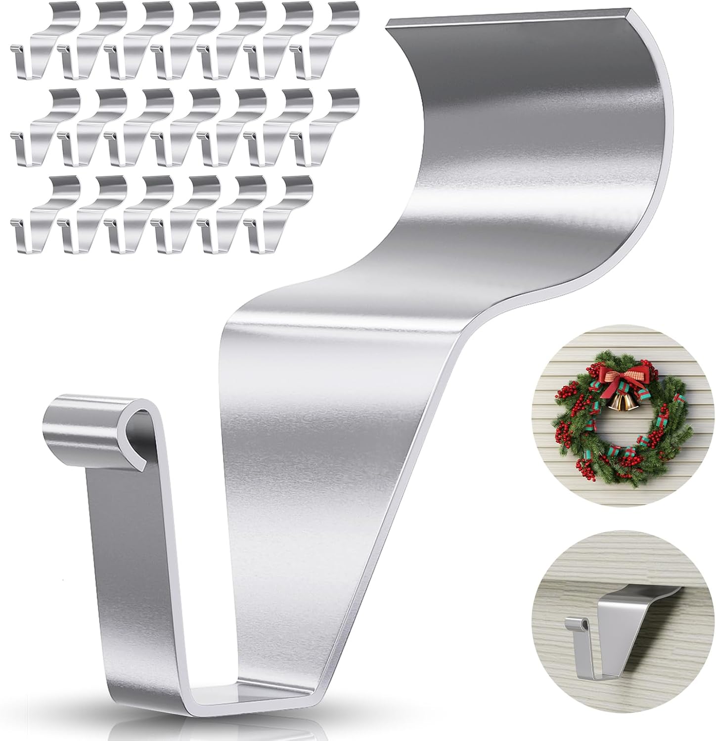 Heavy Duty Stainless Steel Hooks 20 Pack Vinyl Siding Hooks No Hole Siding Hanger