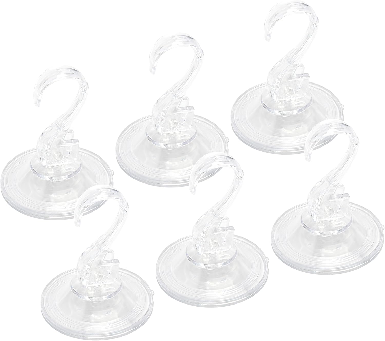 Wildlife Friend Suction Cup Hooks Set of 6 Transparent
