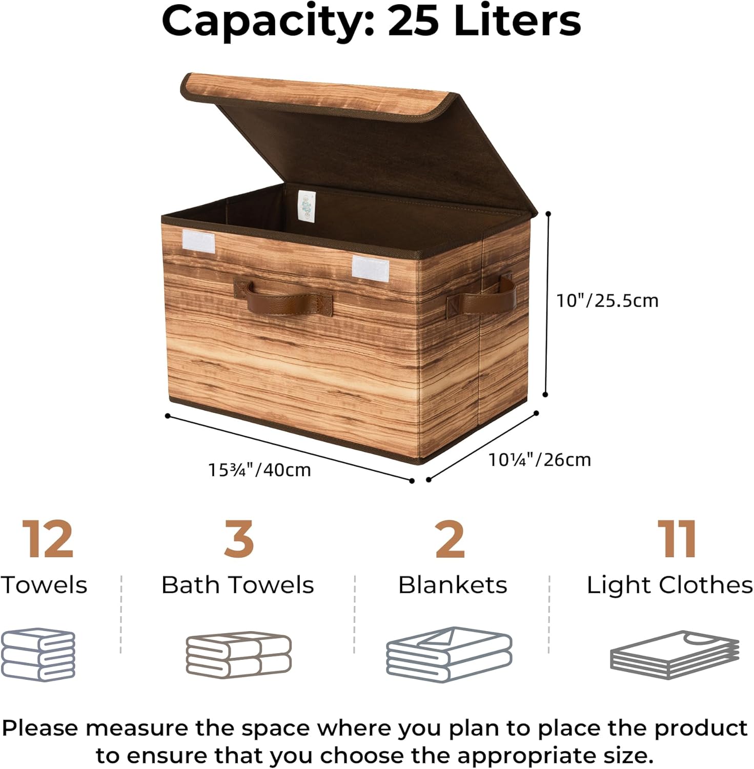 GRANNY SAYS Lidded Storage Bins 2-Pack