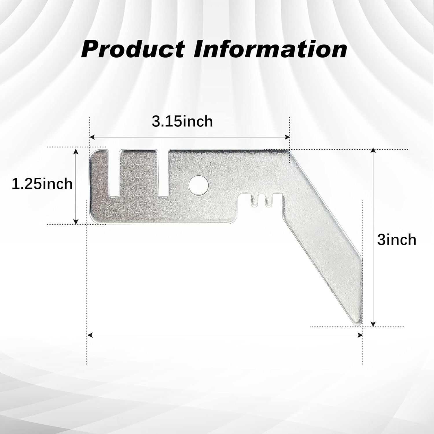 Dunzy 4 Pcs 3 Inch Double Crossbar Hanger Set