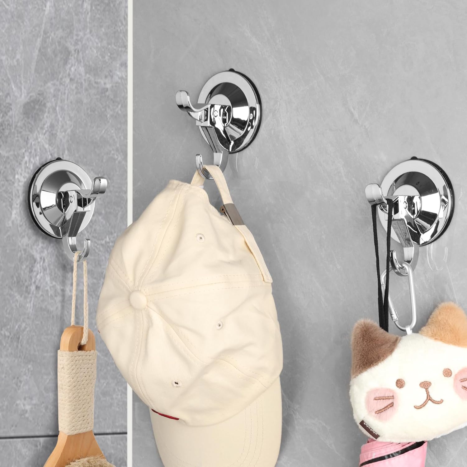 Antimbee Suction Hooks 5 Pack Reusable Hangers