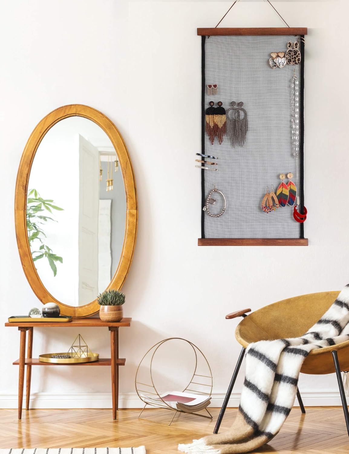 Heesch Earring Organizer Wall Mount Display