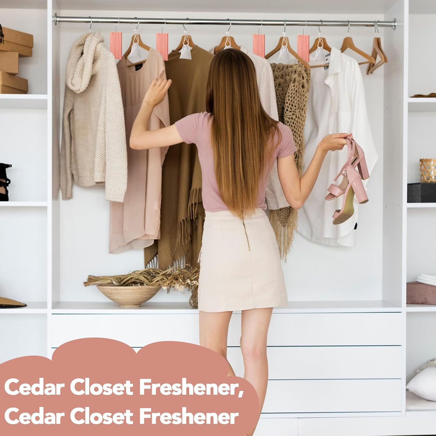 Needbrock 40 Pack Cedar Blocks for Clothes Storage