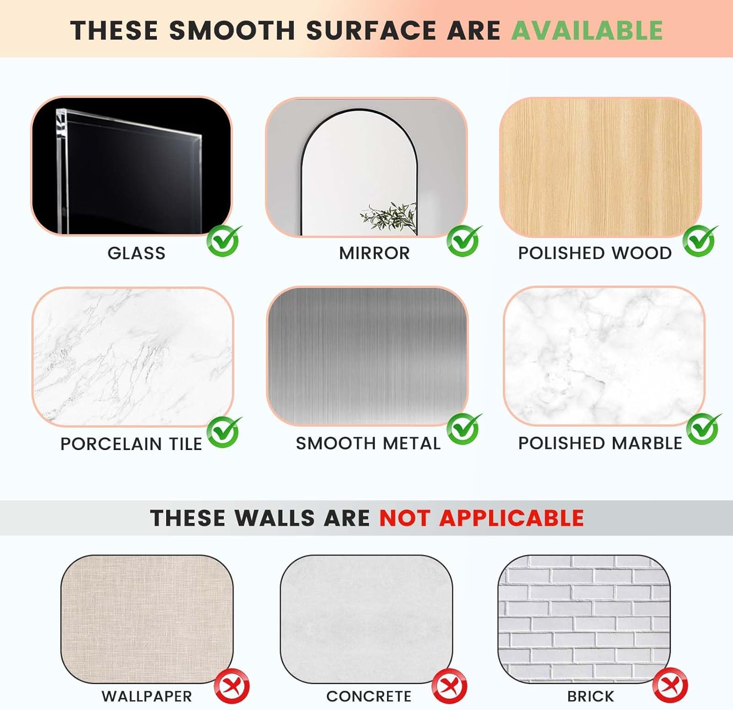 Daily Treasures 2PCS Wood Grain Suction Hooks Rotation Design Bathroom Hooks for Farmhouse Style