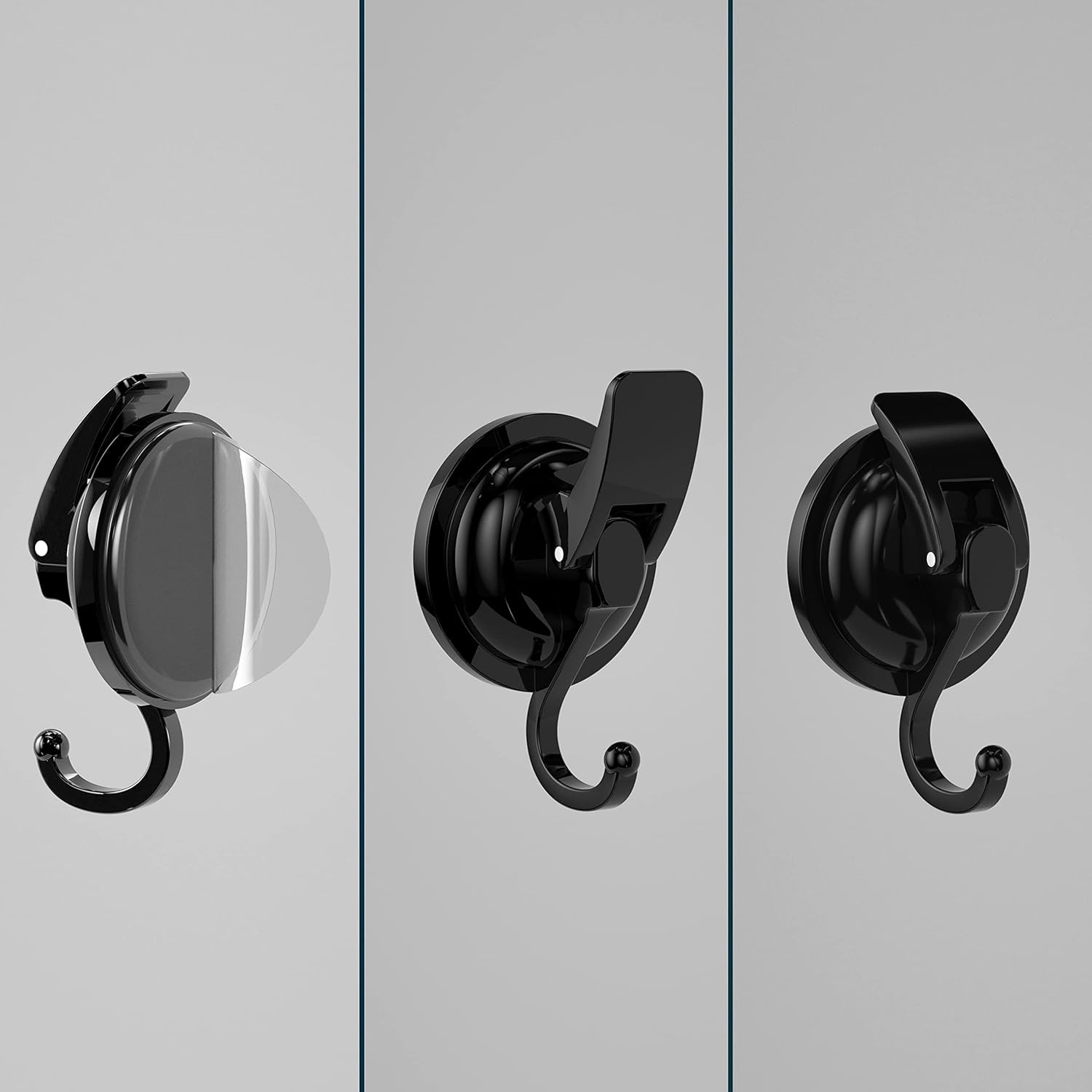 Heavy Duty Vacuum Suction Cup Hooks 2 Pack