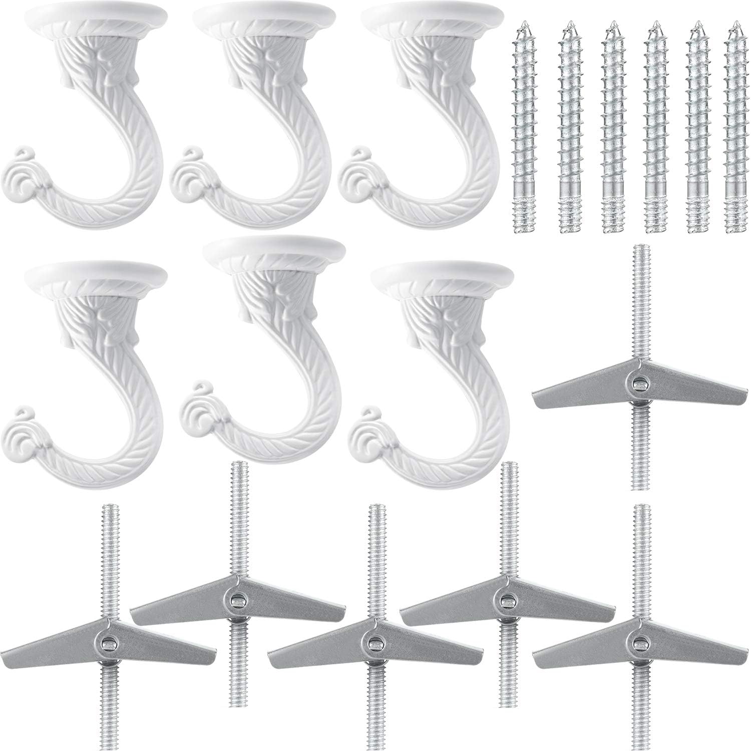 Hotop 6-Piece Ceiling Hooks Heavy Duty