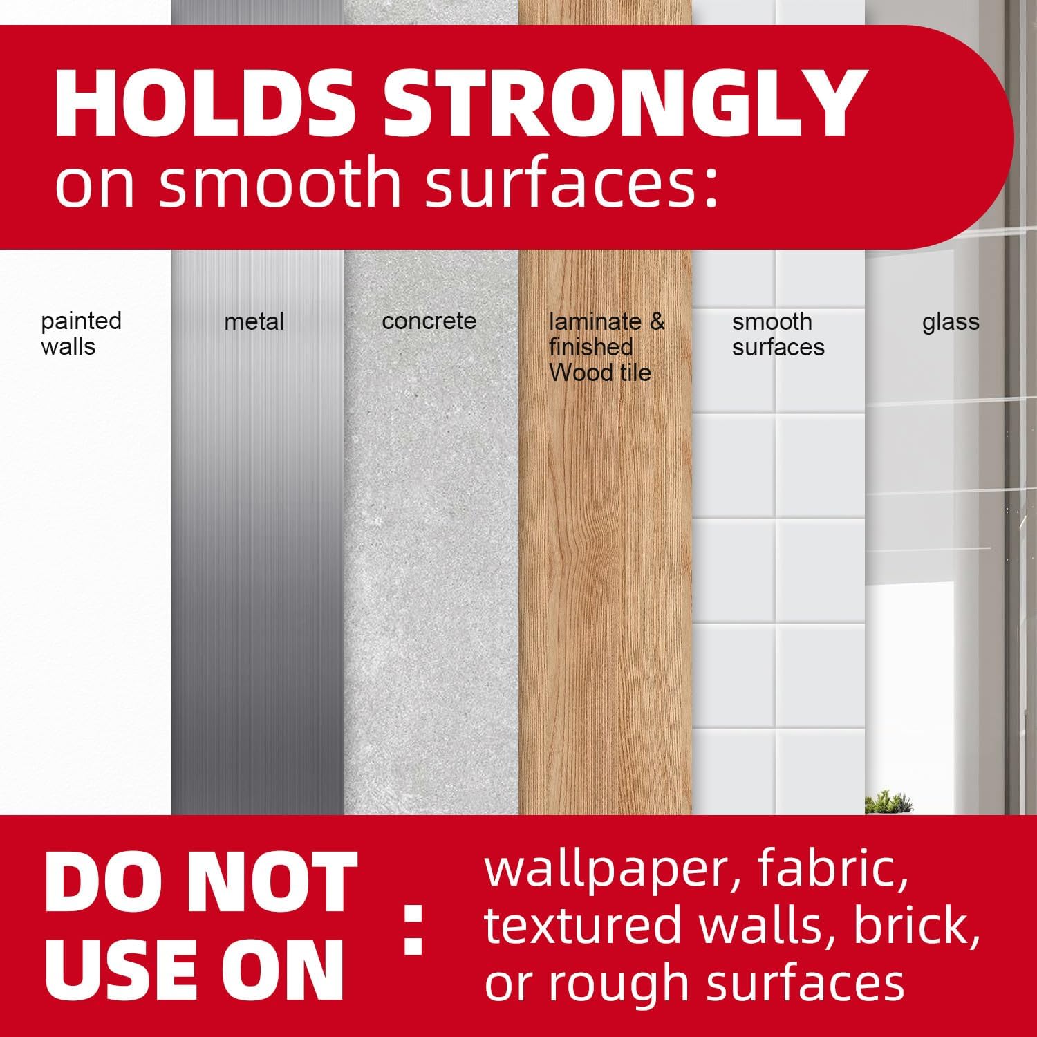 25 Heavy Duty Wire Hooks with Adhesive Strips Damage Free Removable for Keys Towels Hats and Coats