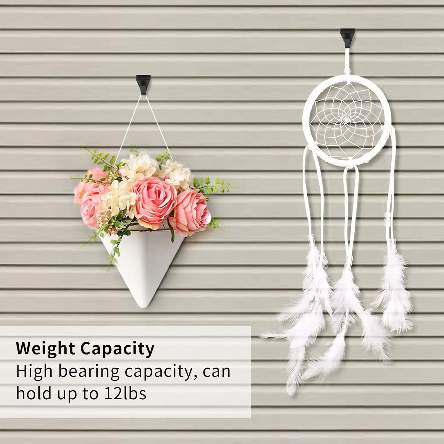 Biaungdo 12 Pcs Vinyl Siding Hooks Heavy Duty