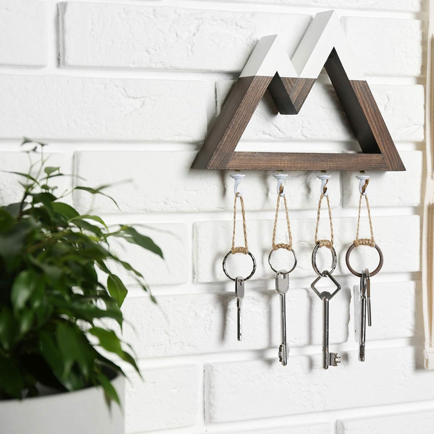 Ripeng Heavy Duty Swag Hooks for Hanging Plants Chandelier White 2 Pieces