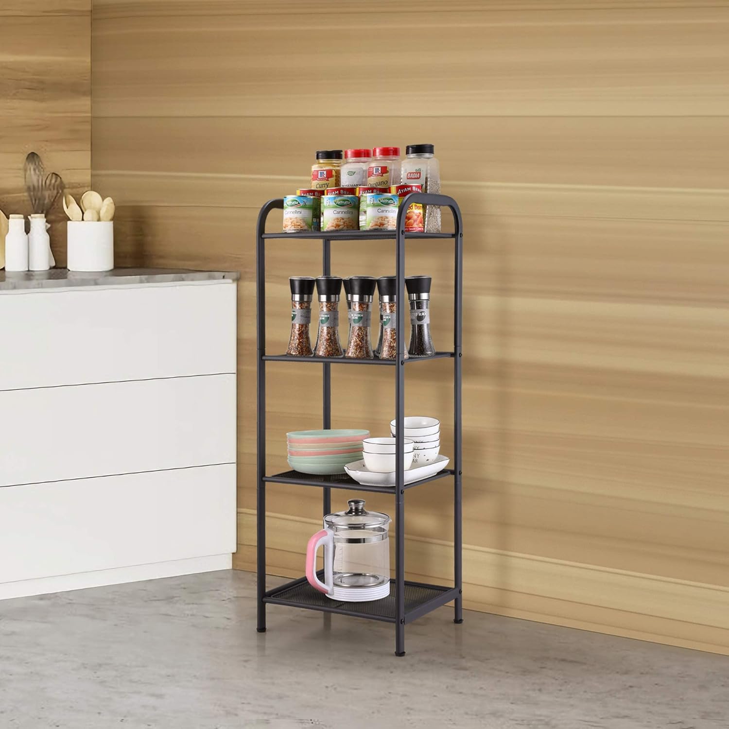 MAX Houser 4 Tier Extendable Storage Rack