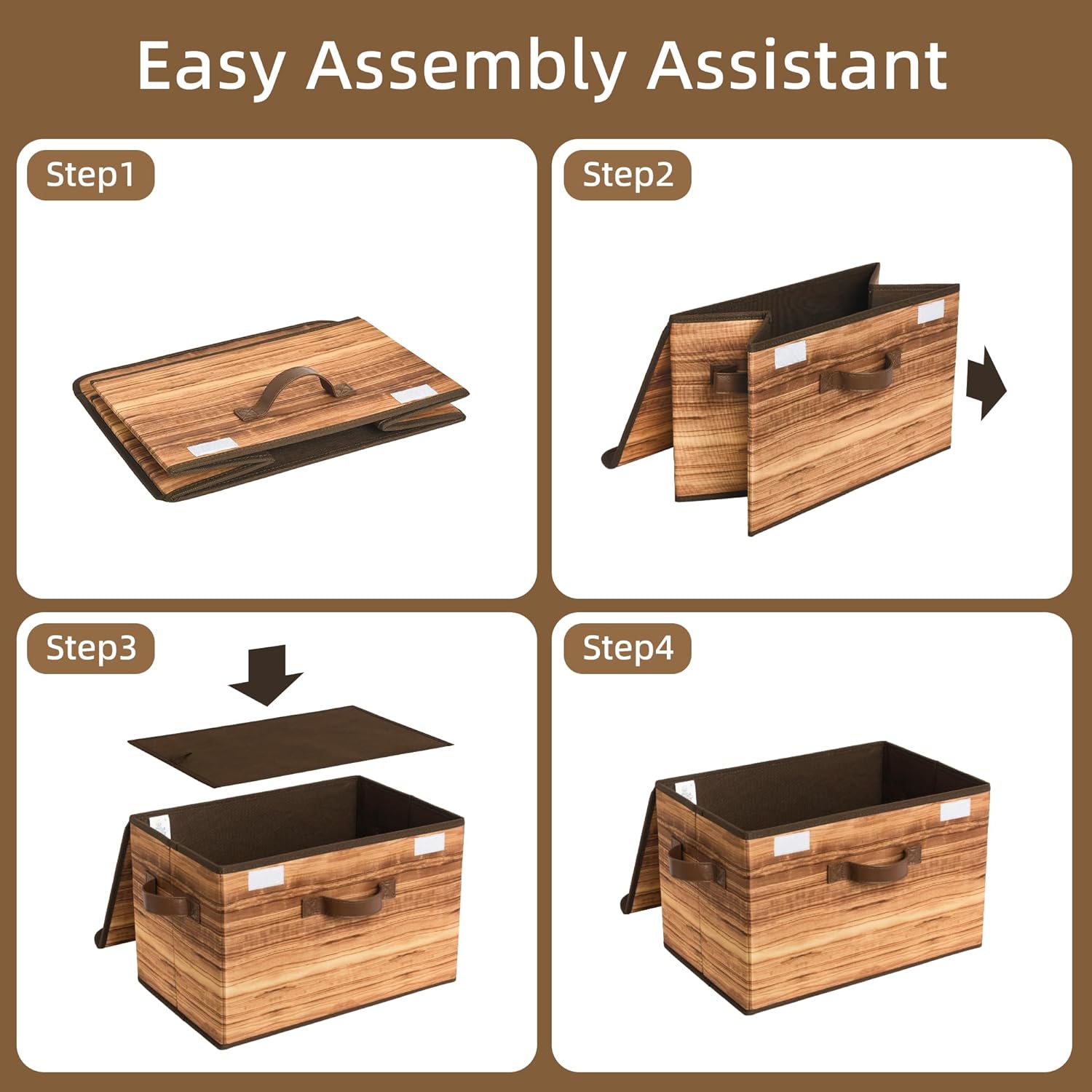 GRANNY SAYS Lidded Storage Bins 2-Pack