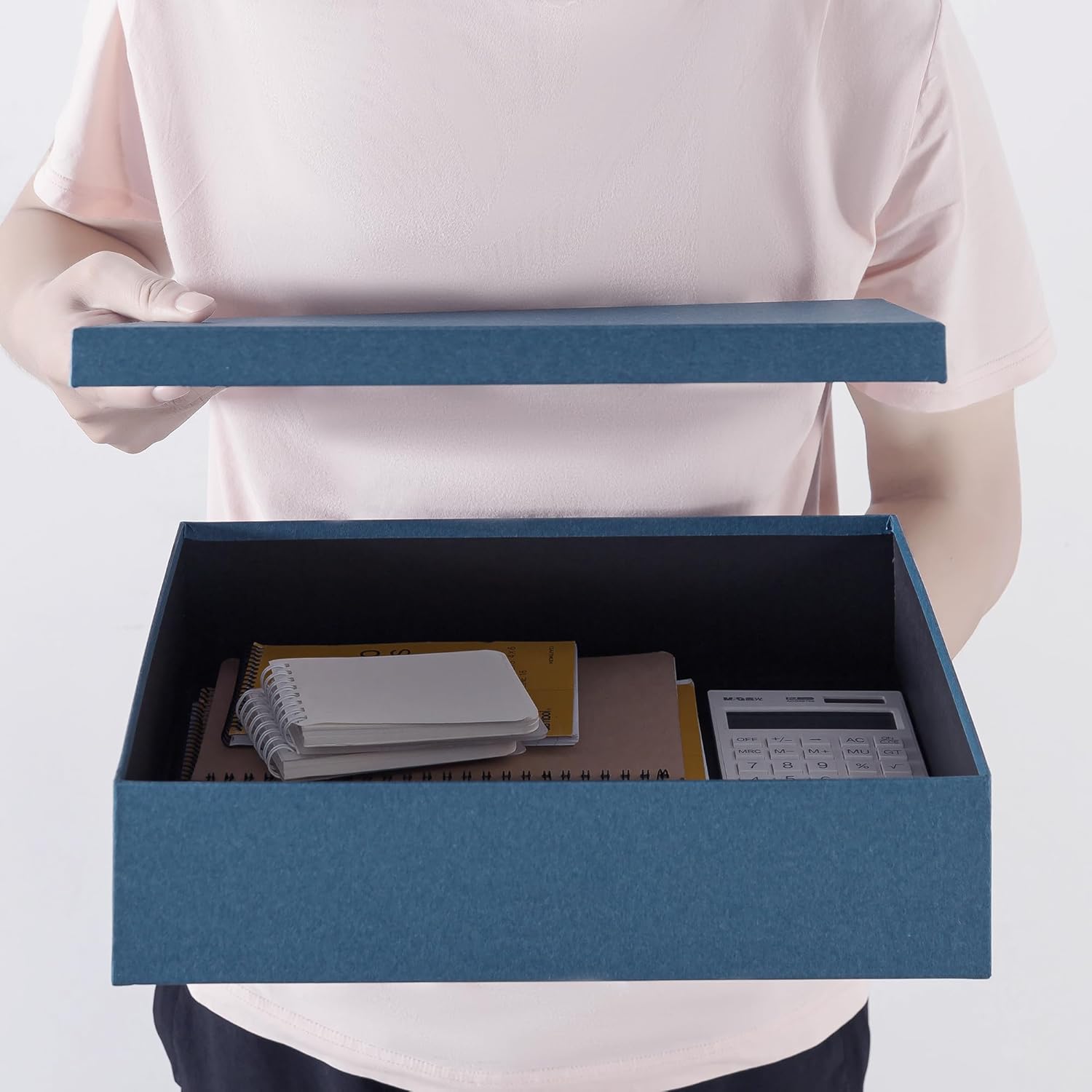 Soul Lane Decorative Storage Boxes Set Navy Blue