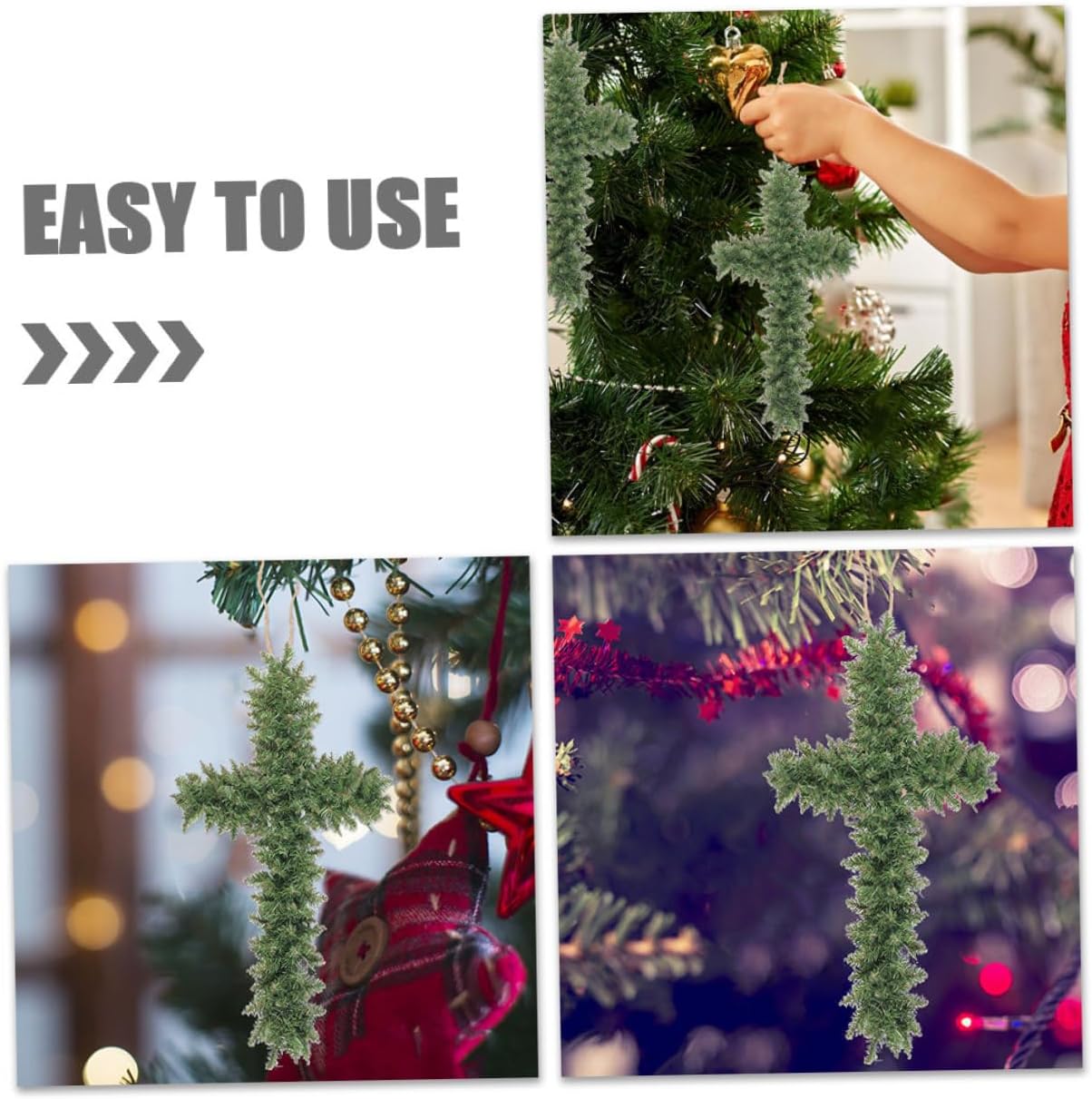 VINTORKY Wreath Frame Garland for Easter Christmas Decor