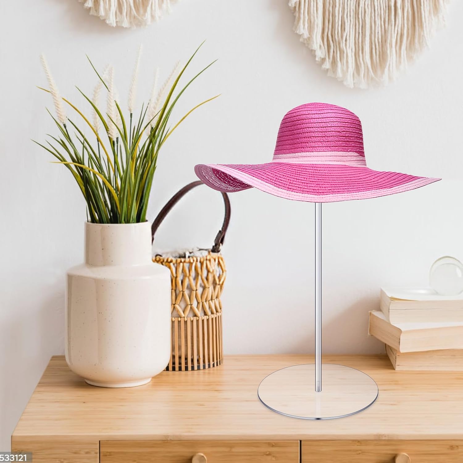 4-Piece Premium Hat Display Stand