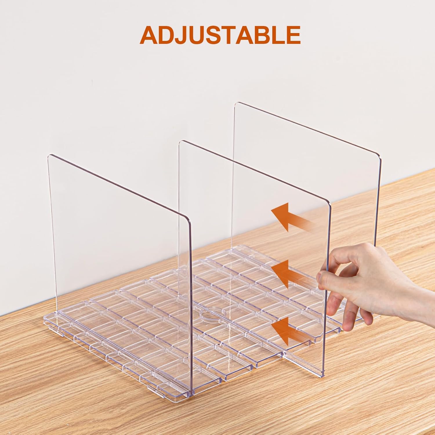 GoMaihe Reusable Shopping Bag Organizer with Adjustable Dividers