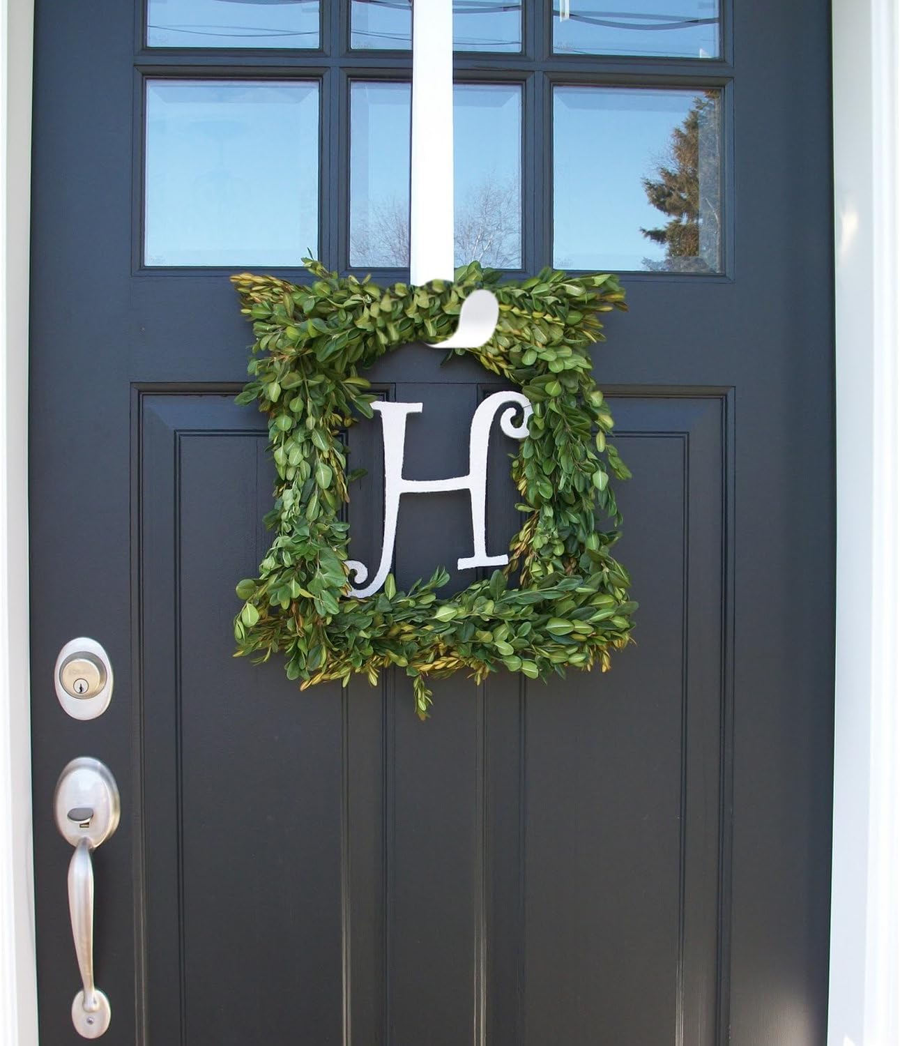 AnapoliZ 2 Piece White Metal Door Hanger