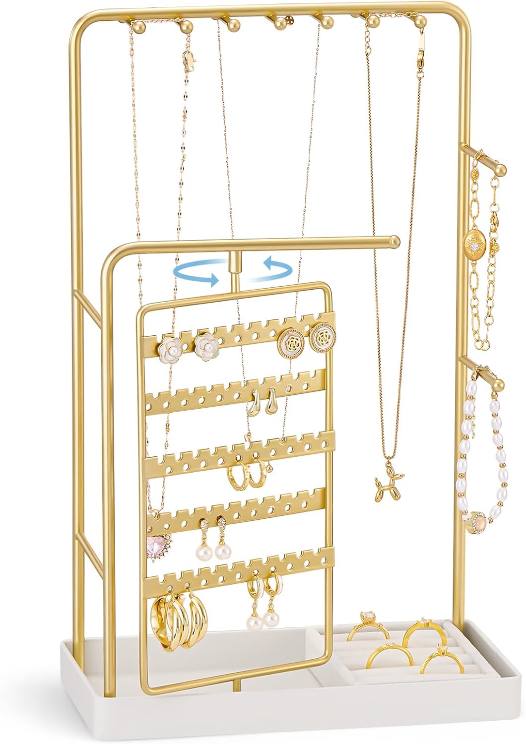 ProCase Gold Jewelry Display Stand Holder