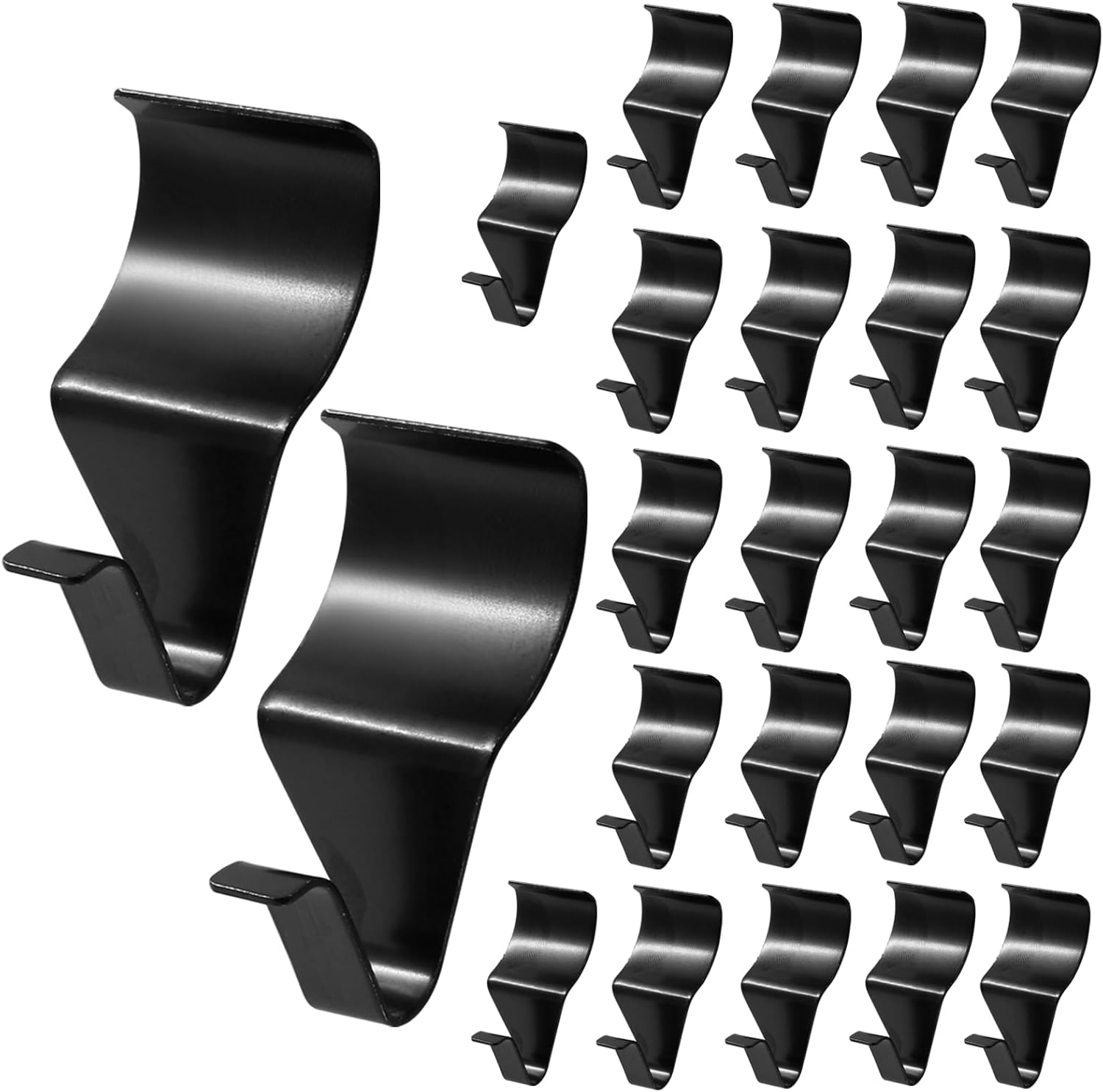 Stainless Steel Vinyl Siding Hooks 24 Pcs Black