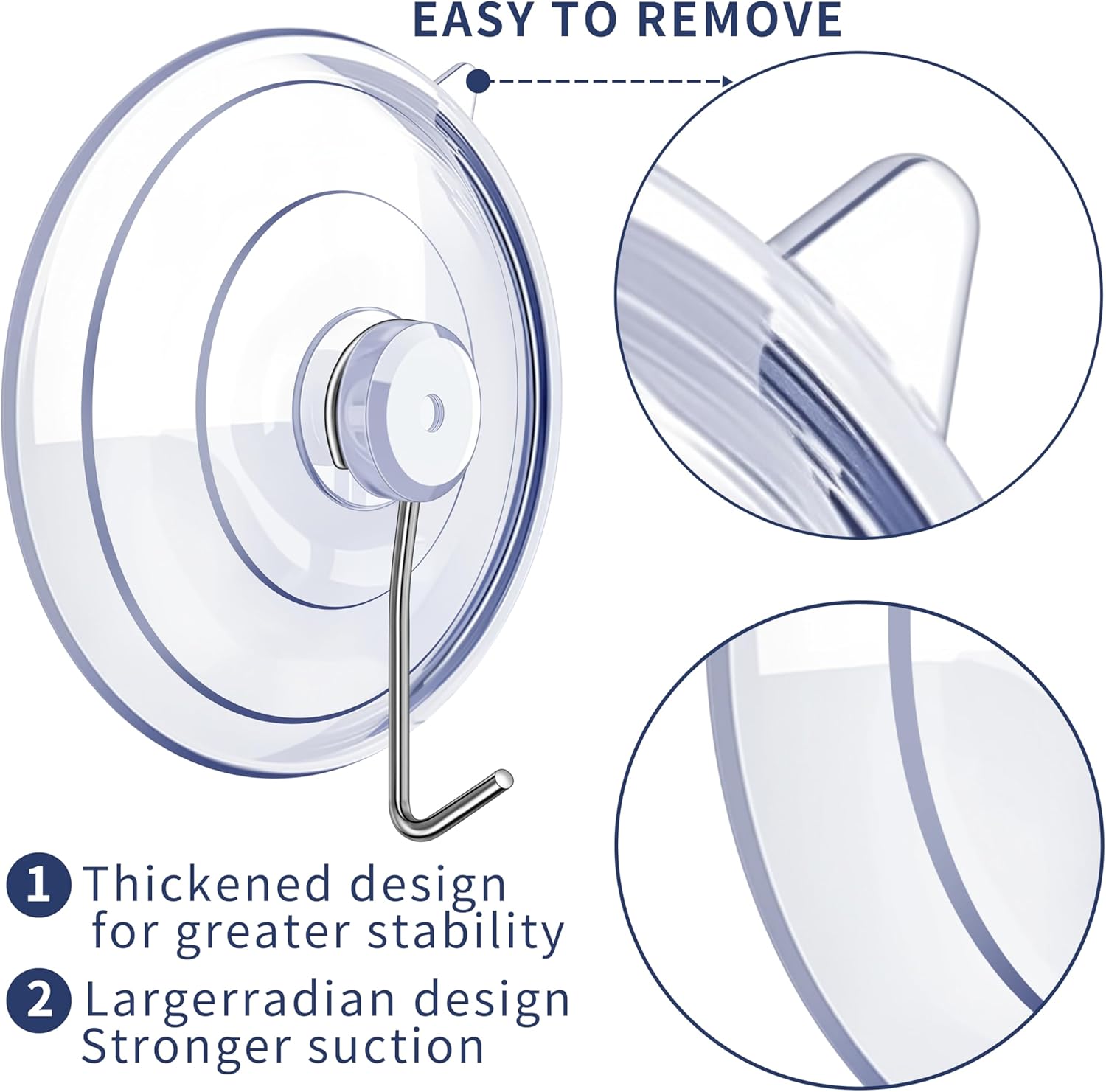 20PCS Suction Cup Hooks for Window and Kitchen