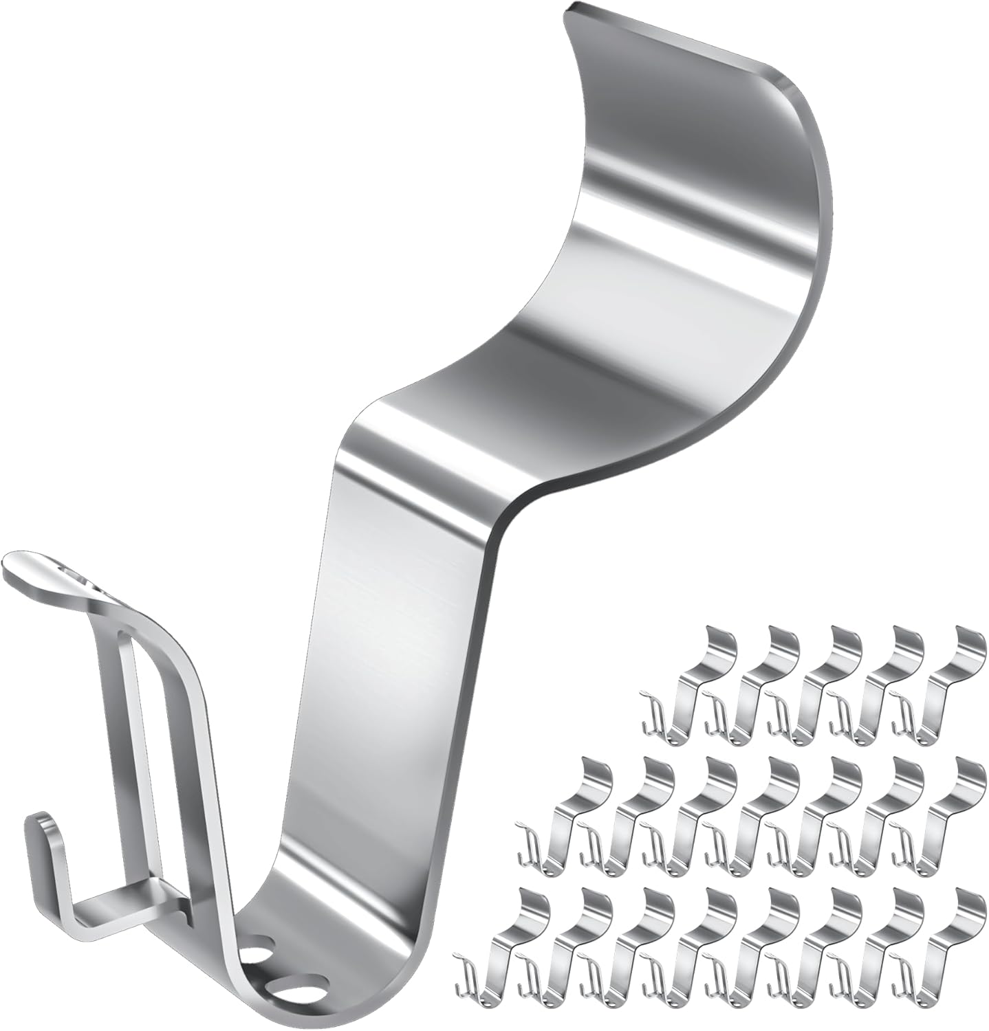 Amuille Vinyl Siding Light Clips 20 Pack Heavy Duty Hooks