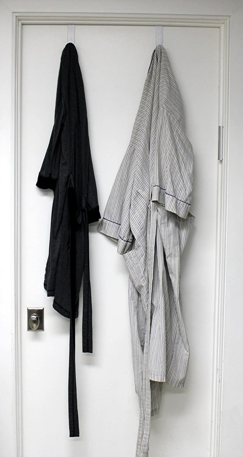 Dependable Industries Essentials Over-The-Door Hook Set 4-Pack