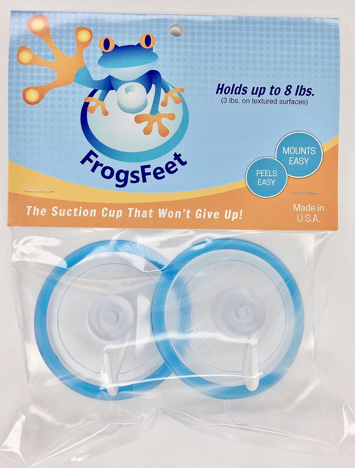 FROGSFEET Suction Cup Hooks for Wreaths Hanger Glass Door Window Shower Wall Textured Tile