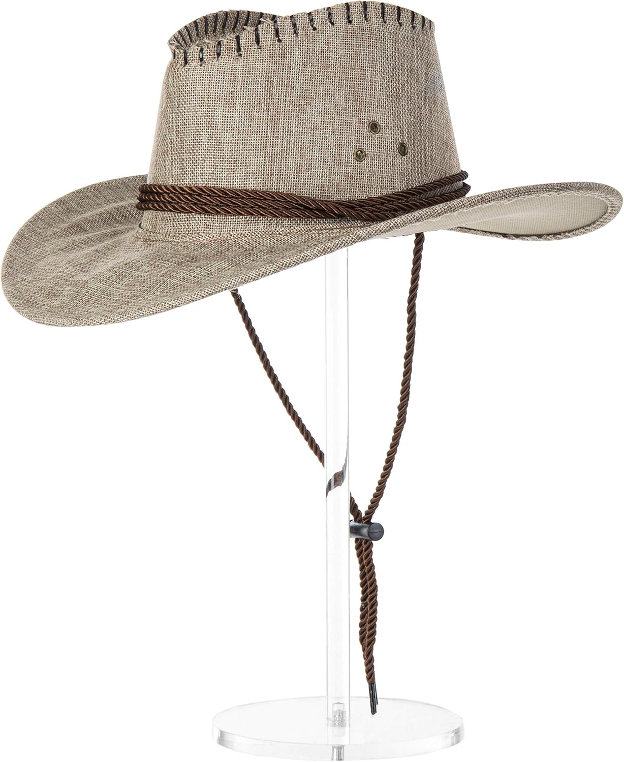 MyGift 16 Inch Clear Acrylic Hat Rack Stand