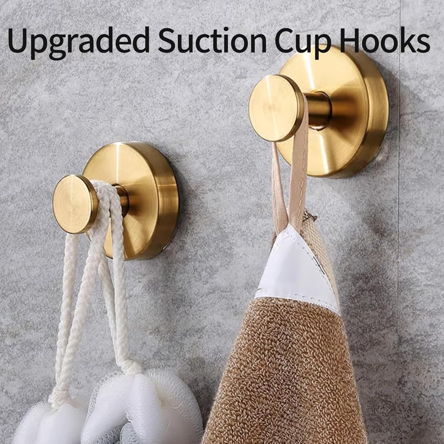Especialbest 2025 Upgraded Suction Cup Hooks 2 Pack Pink