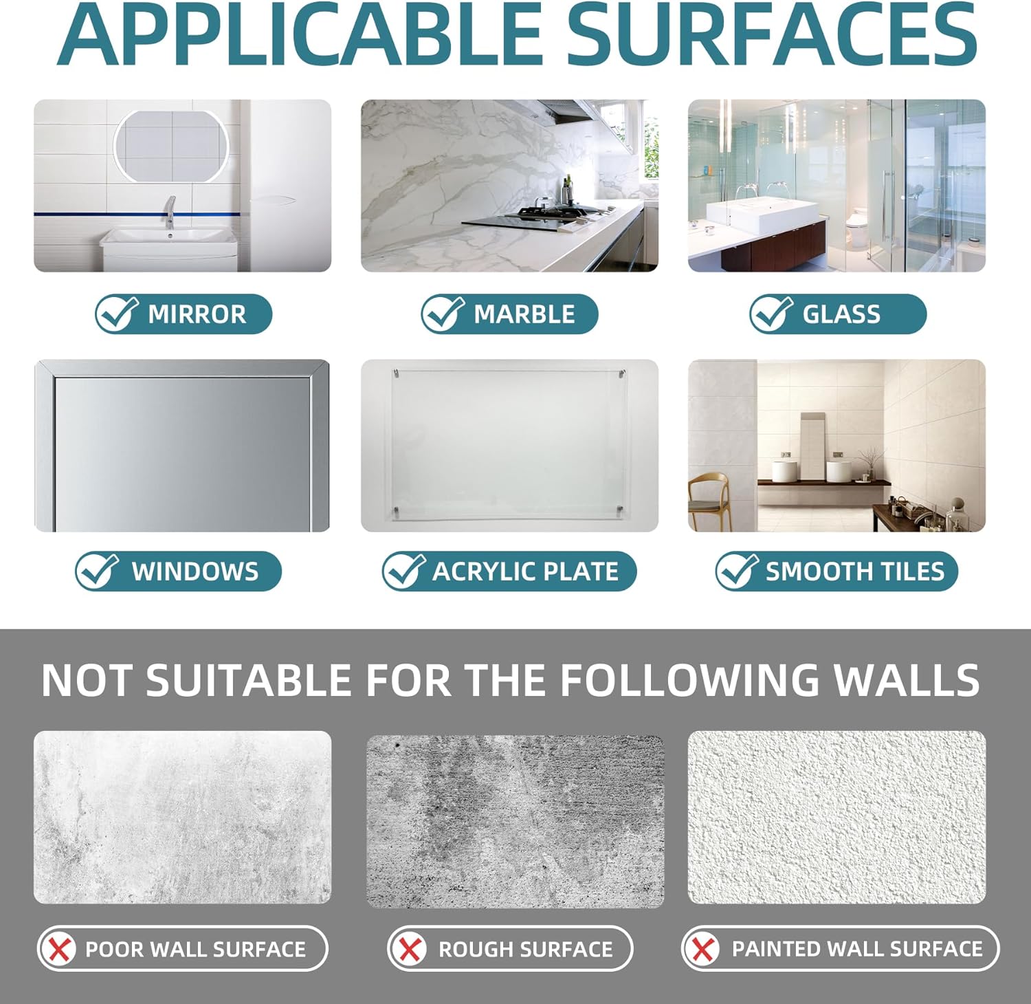 Antimbee Suction Cup Hooks 10 Pack Multi-Color Reusable