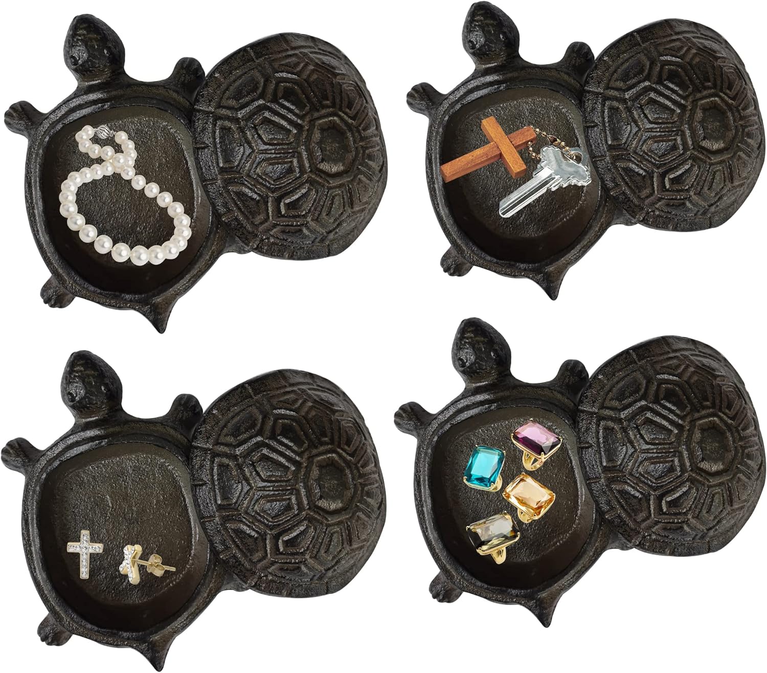 BSTGIFTS Cast Iron Turtle Key Hider