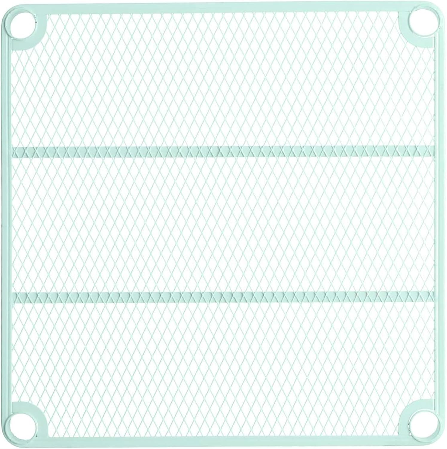 Design Ideas 6 Tier Narrow Metal Storage Shelving Tower Sage Green