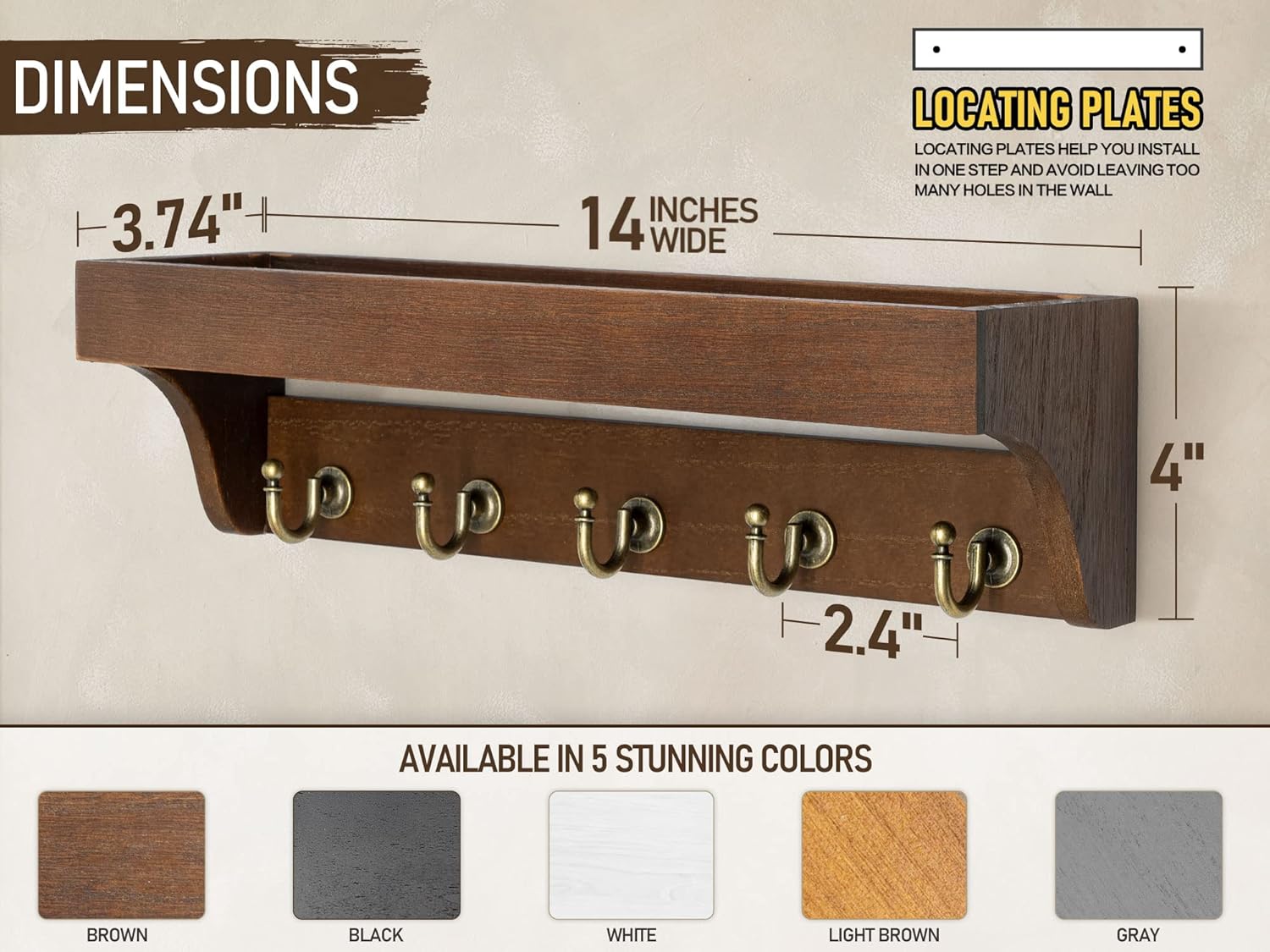 Rebee Vision Decorative Key Holder for Wall