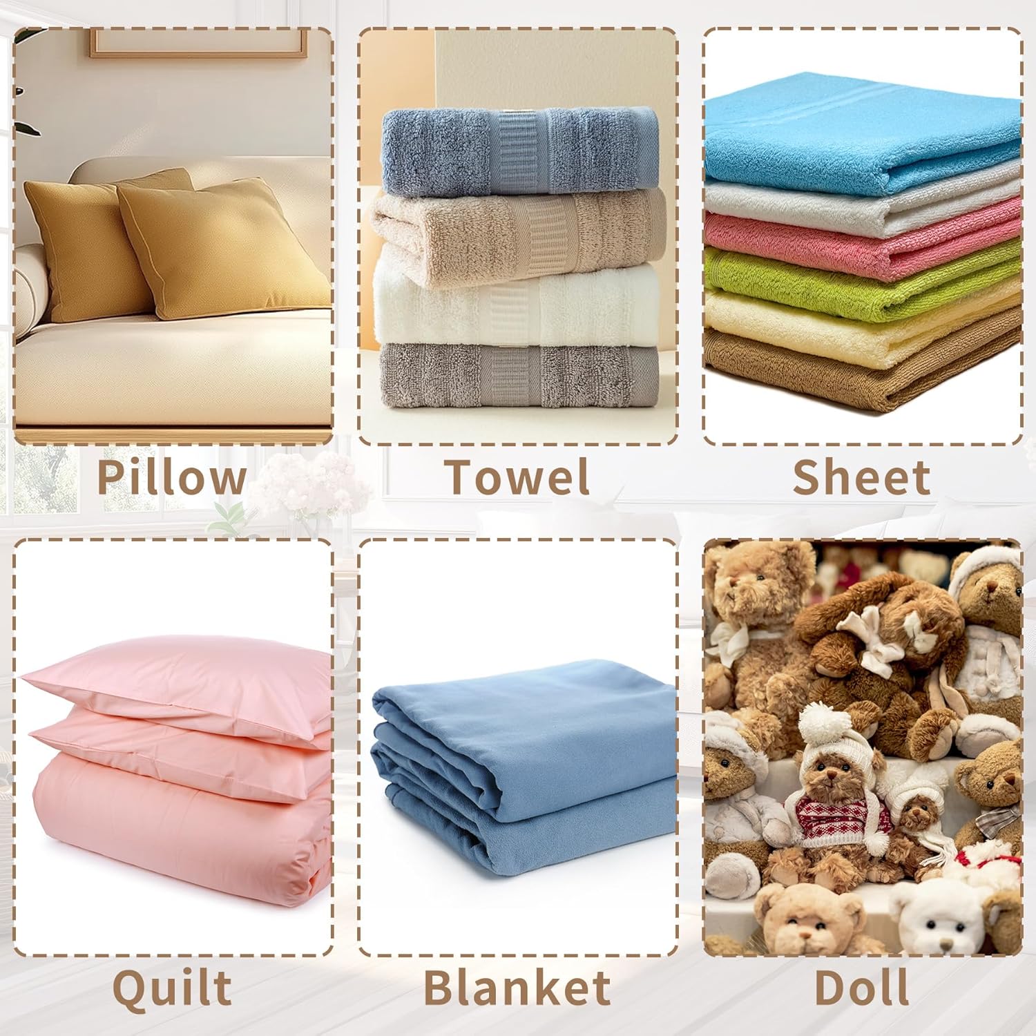Pillow Storage Rack with Adjustable Height and Mobile Wheels