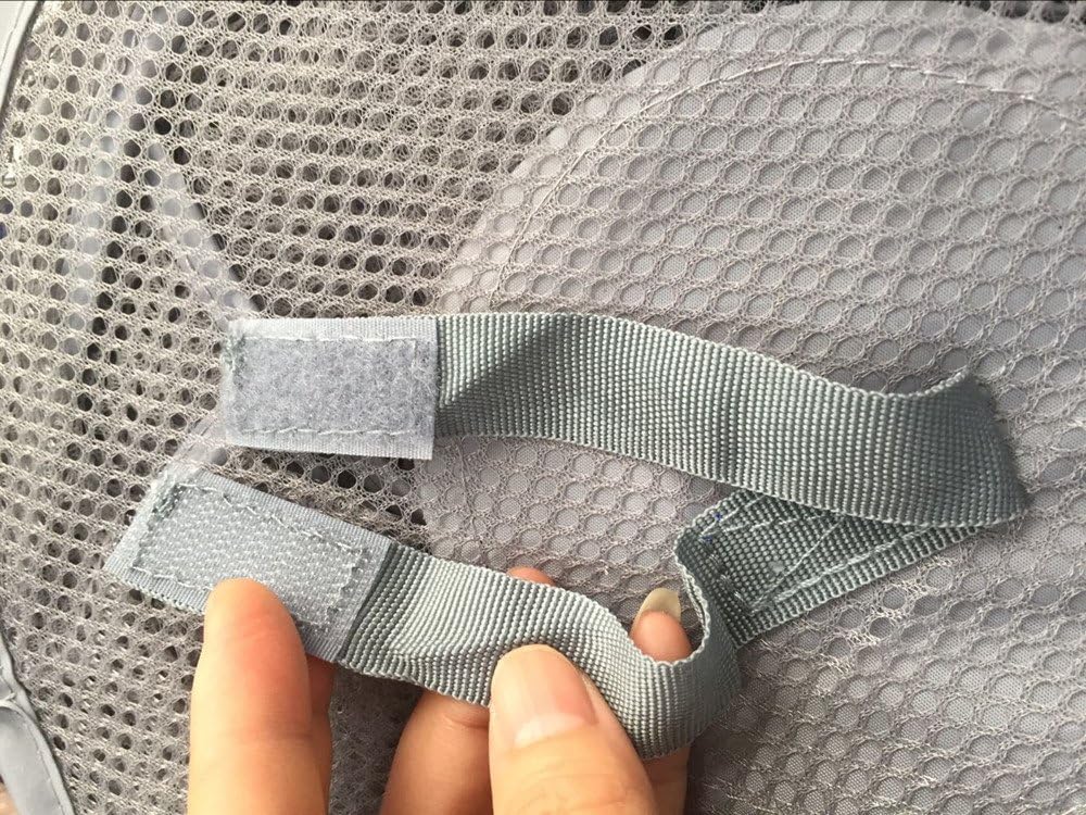 4 Tier Hanging Mesh Storage Organizer with Screw-in Hooks for Clothing and Toys