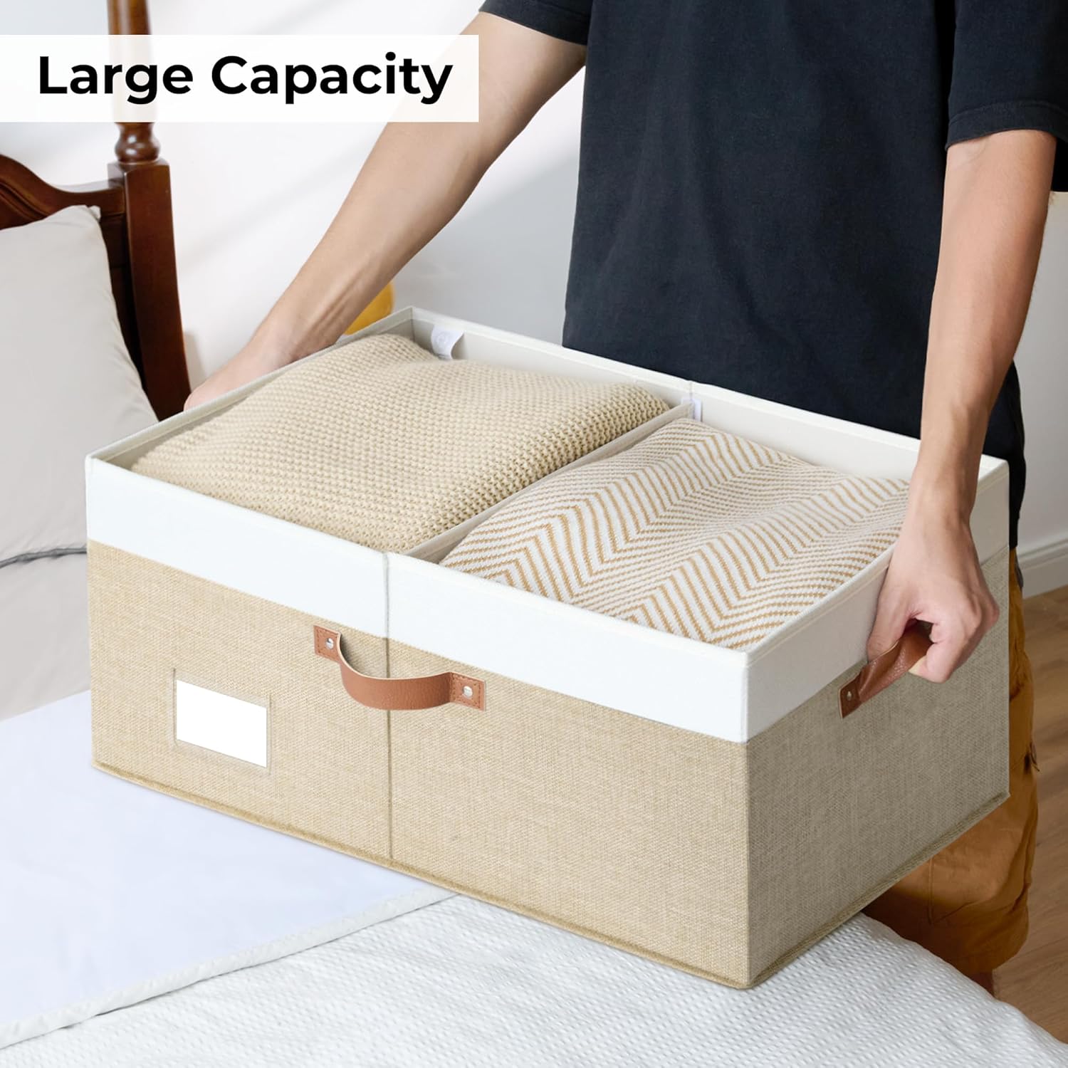 Granny Says Decorative Storage Box with Lid 63L