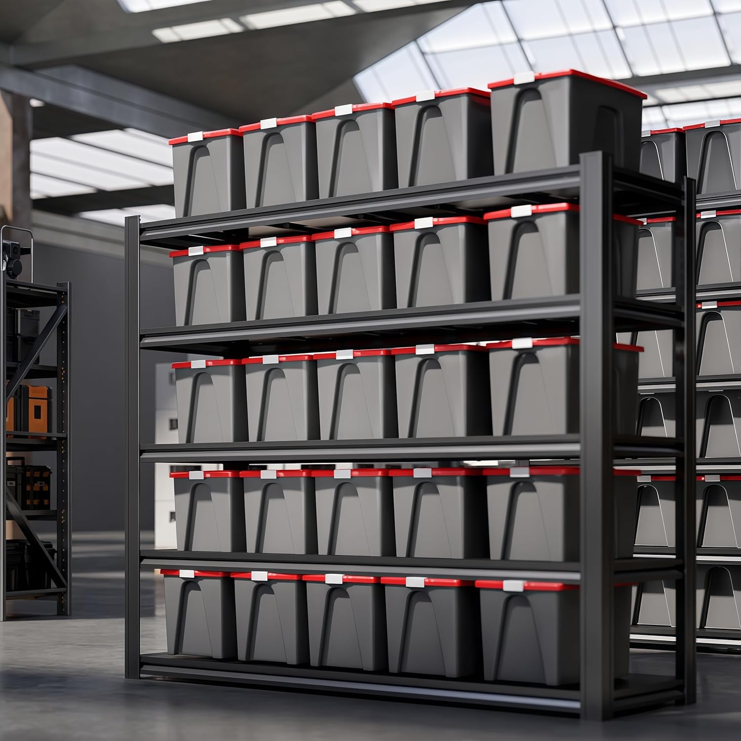 84 Inch Heavy Duty Garage Shelving 6 Tier Storage Unit