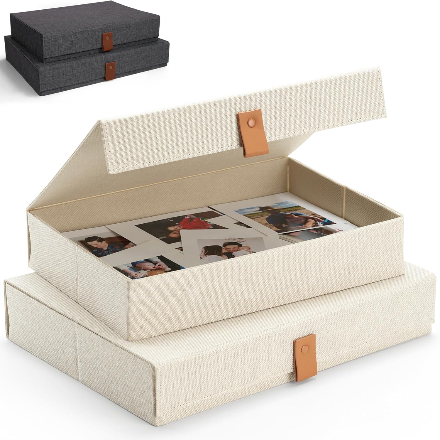 ZICOTO Decorative Storage Box Set of 2