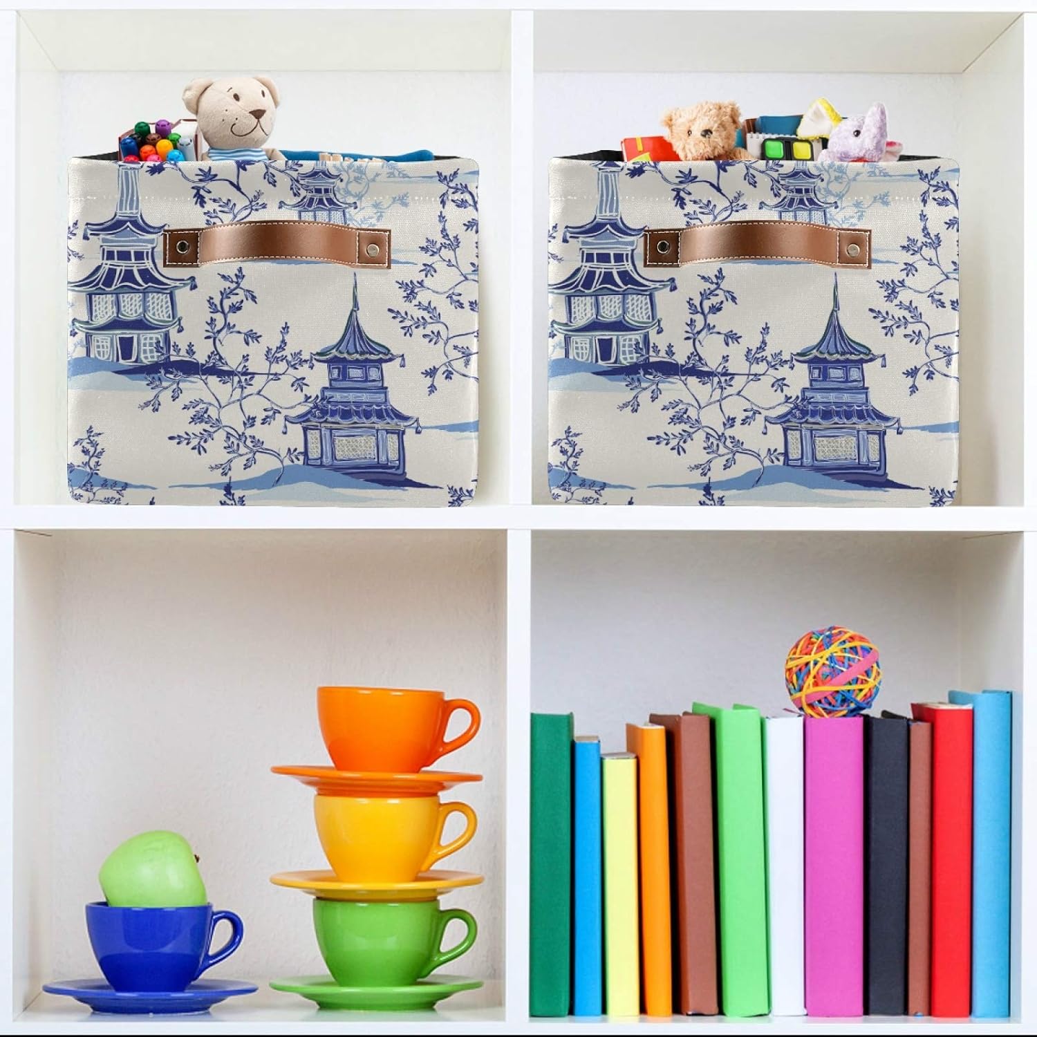 Susiyo Large Capacity Foldable Storage Baskets 2 Pack