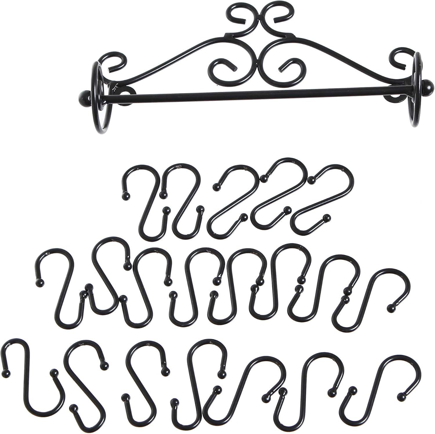 MyGift Set of 2 Wall Mounted Jewelry Organizers
