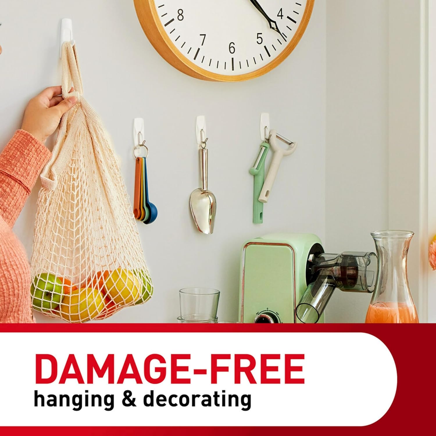 Command 5 lb Large Utility Hooks with 12 Strips