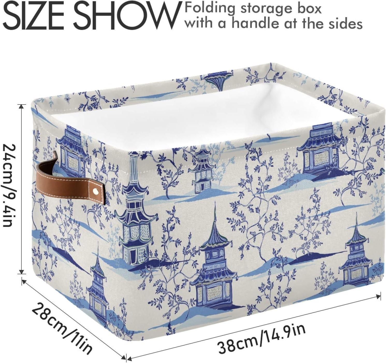 Susiyo Large Capacity Foldable Storage Baskets 2 Pack