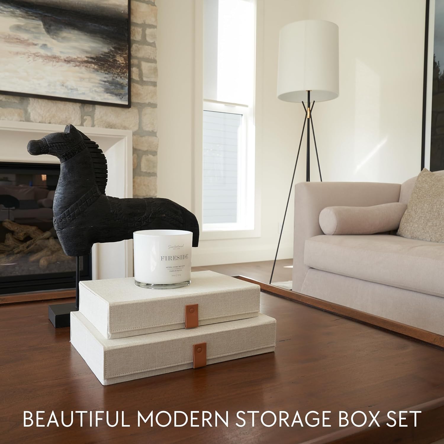 ZICOTO Decorative Storage Box Set of 2
