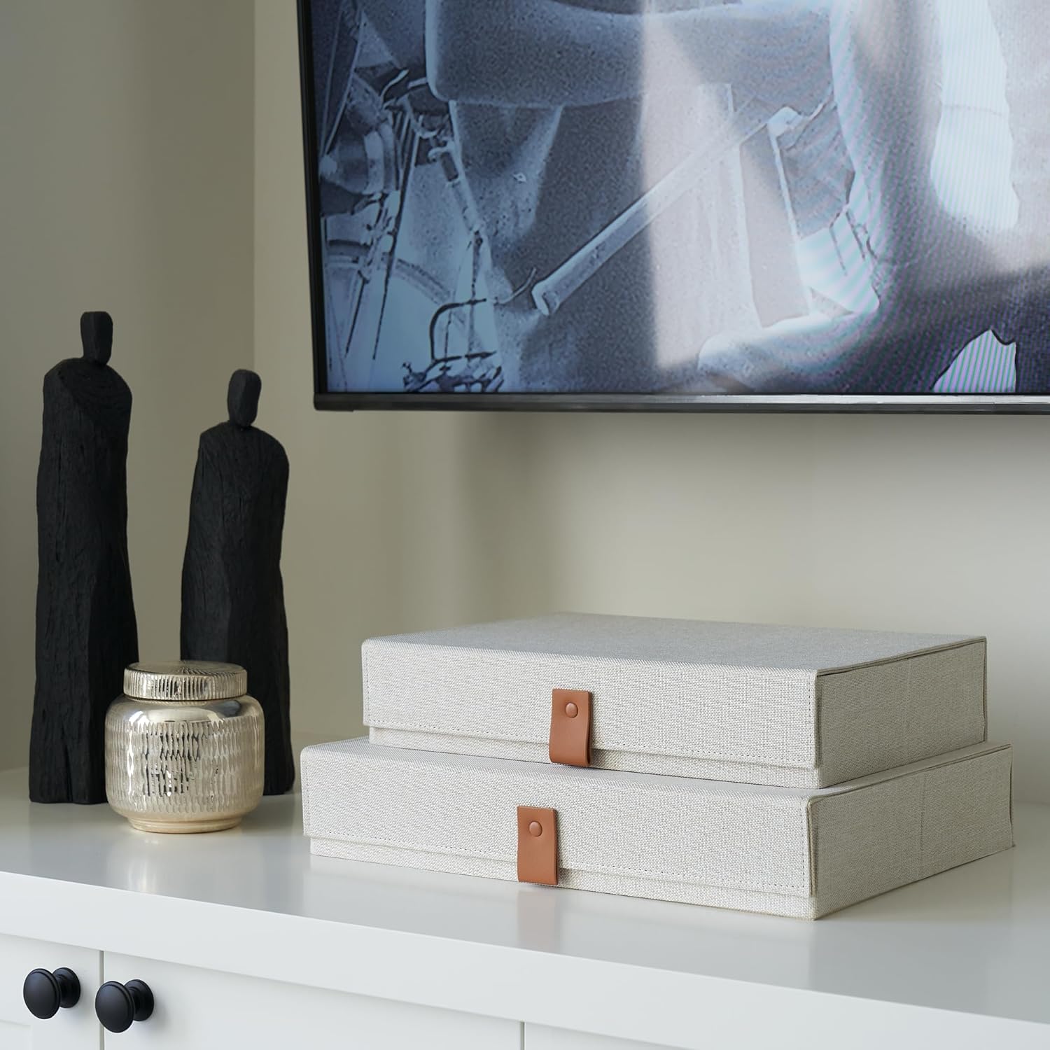 ZICOTO Decorative Storage Box Set of 2