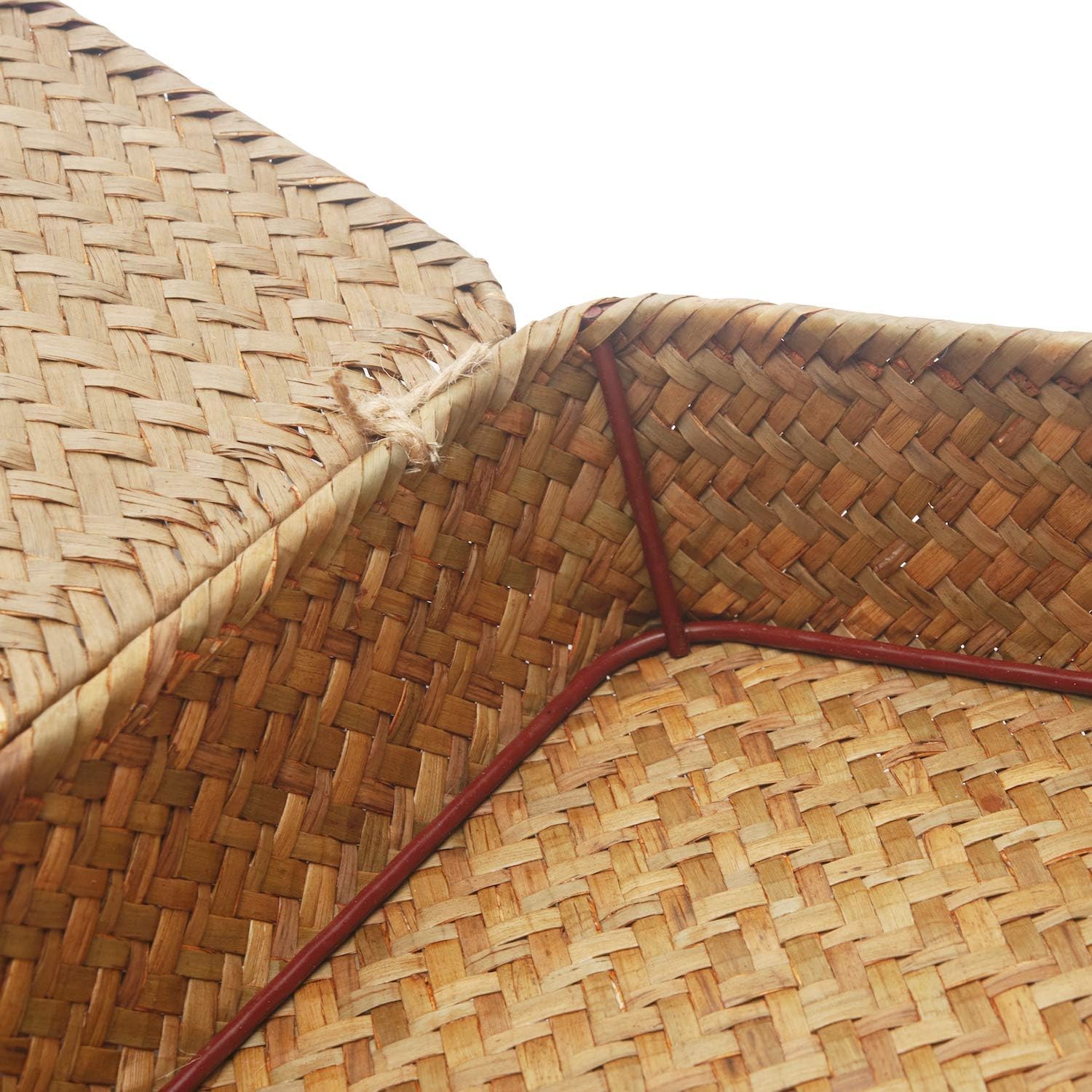 Seagrass Storage Basket Box with Lid Set of 2