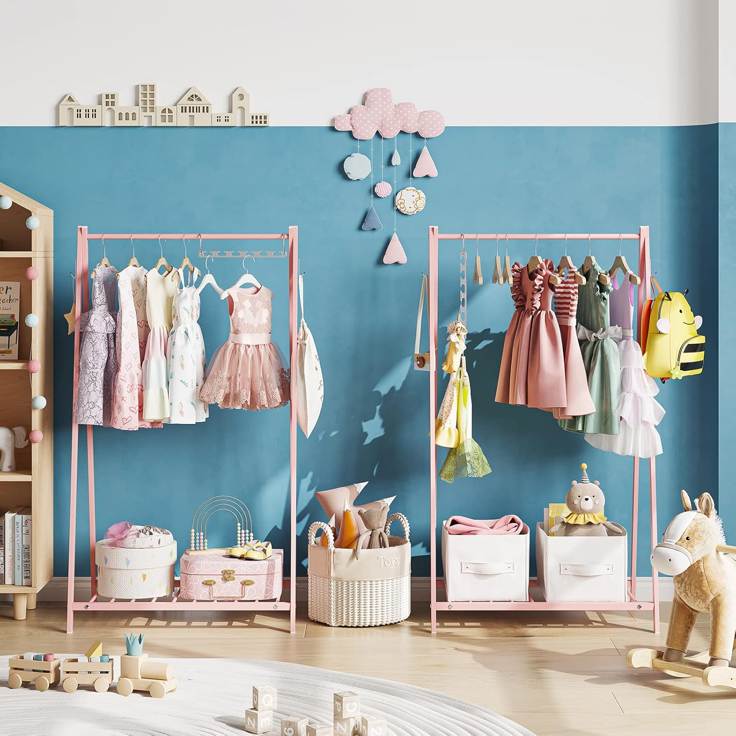 Bestier Kids Clothing Rack - Pink