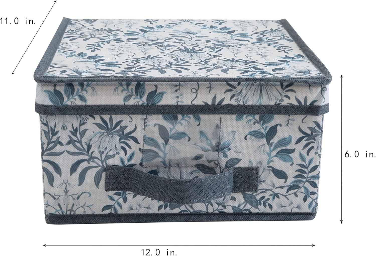 Laura Ashley Medium Storage Box 11x12x6 Foldable Closet Organizer