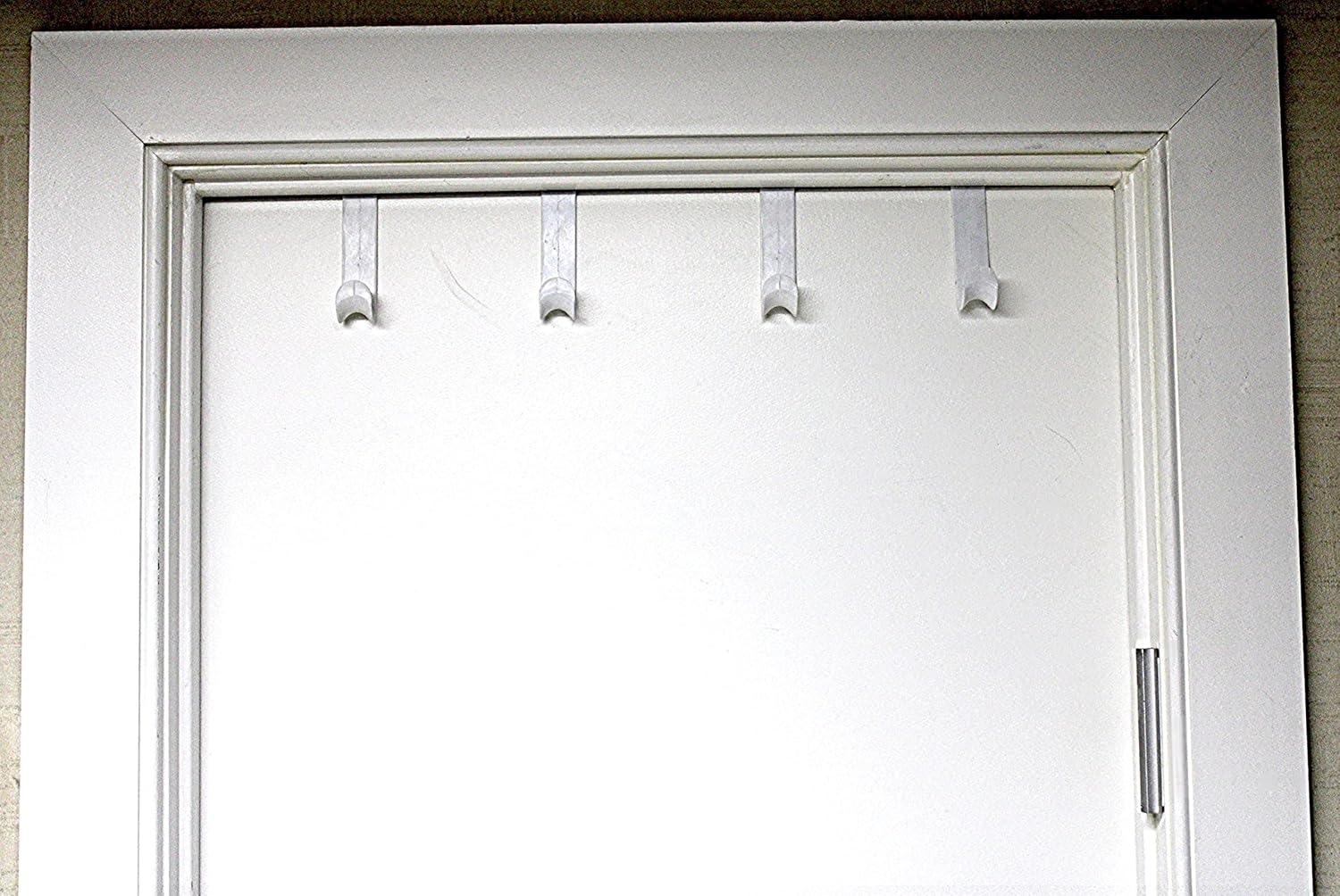 Dependable Industries Essentials Over-The-Door Hook Set 4-Pack