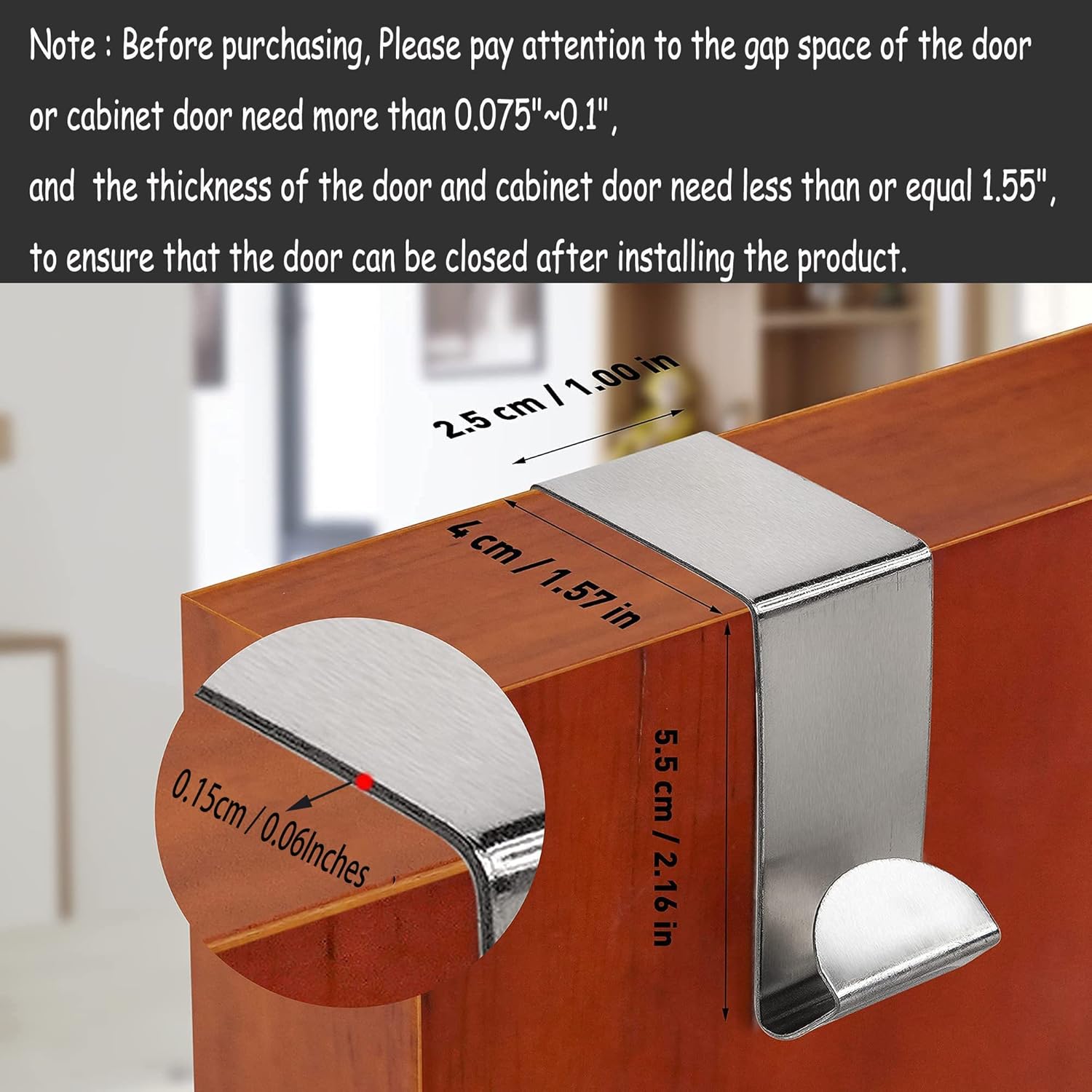 IZUS 20 Hook Bag Organizer Holder for Closet and Door 2Pcs